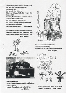 Pattschuna - Pattonville - Kinder schreiben über das BauchLadenTheater