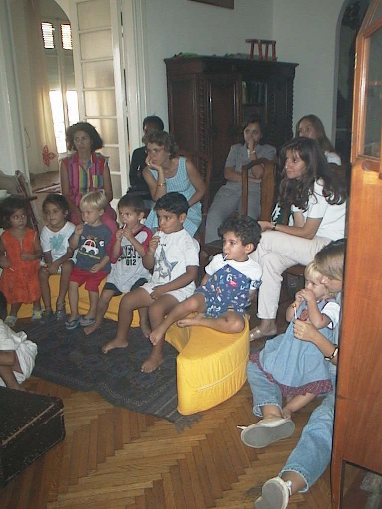 Bauchladentheater-Auftritt-Kairo-1999