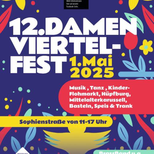 Bauchladentheater zum Damenviertel Fest in Jena 2025