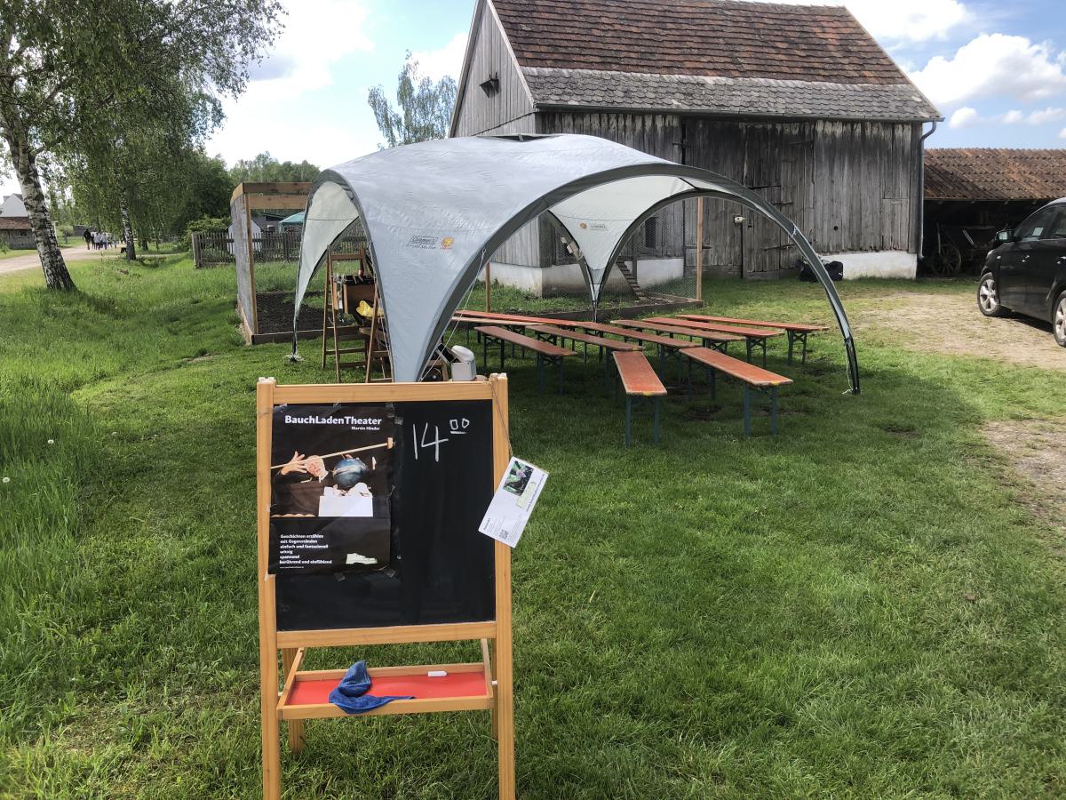 Bauchladentheater Auftritt 'Donaumoos Erlebnis', Haus-im-Moos 2024