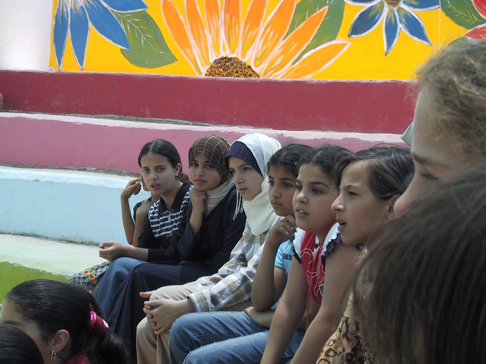 Bauchladentheater-Auftritte-Israel-Palestina-2005