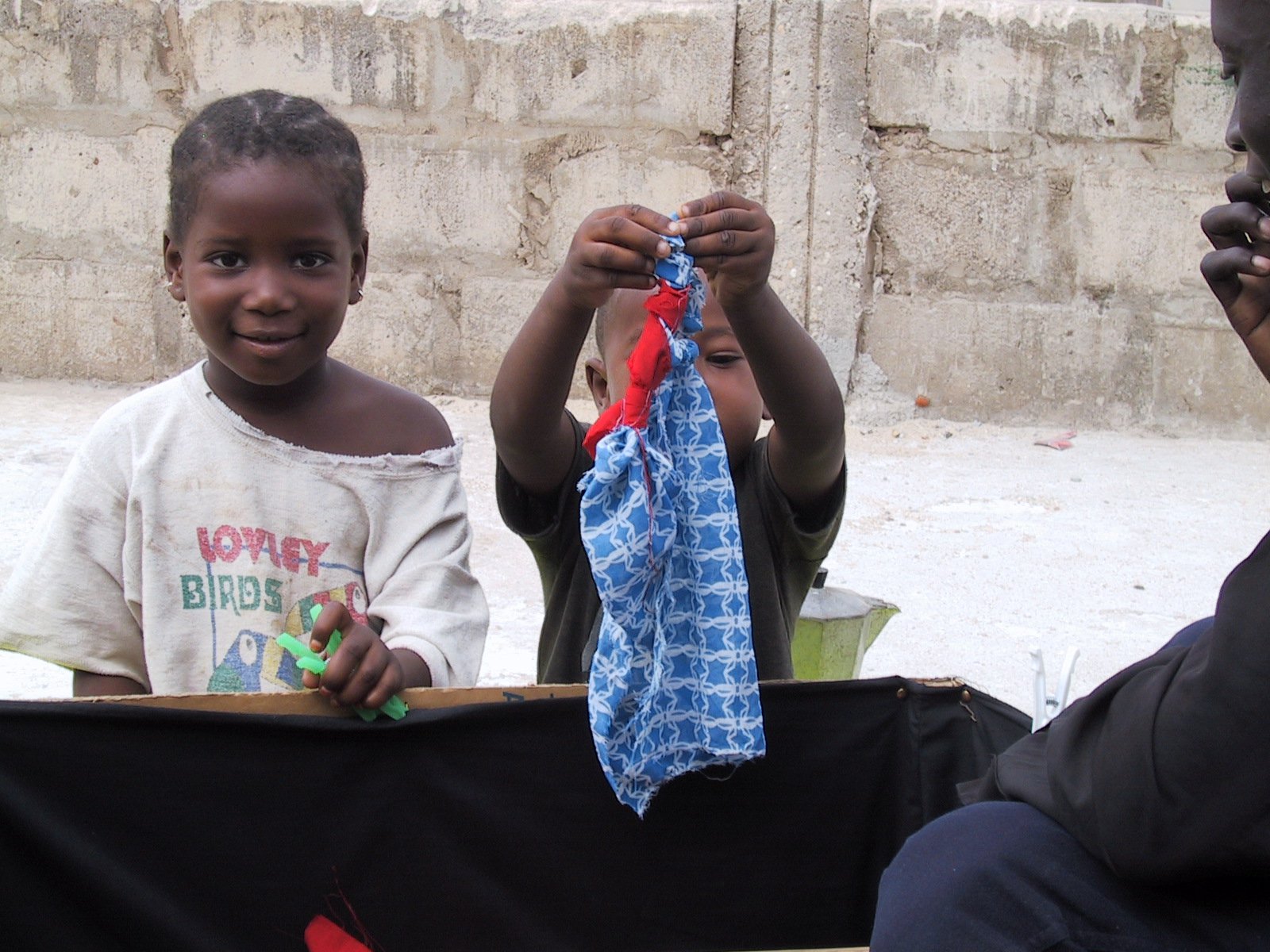 Bauchladentheater-Auftritt-Kairo-1999