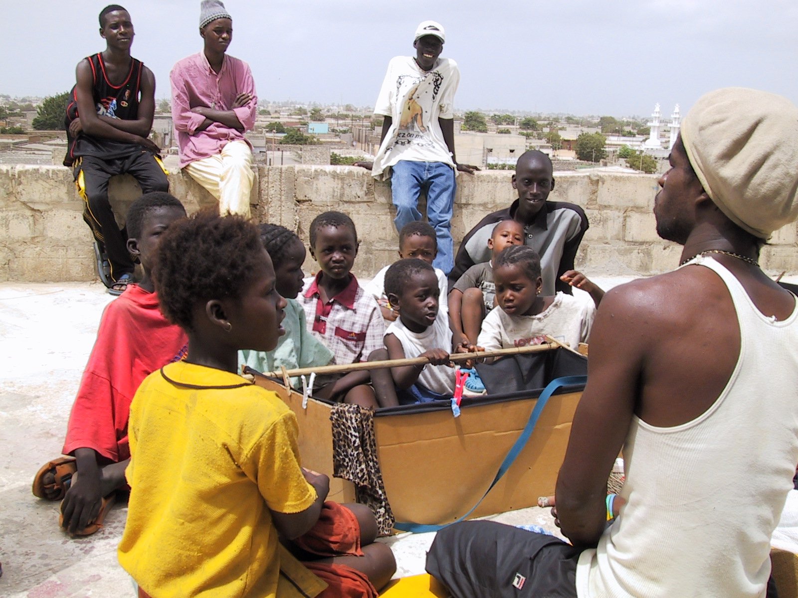 Bauchladentheater-Auftritt-Kairo-1999