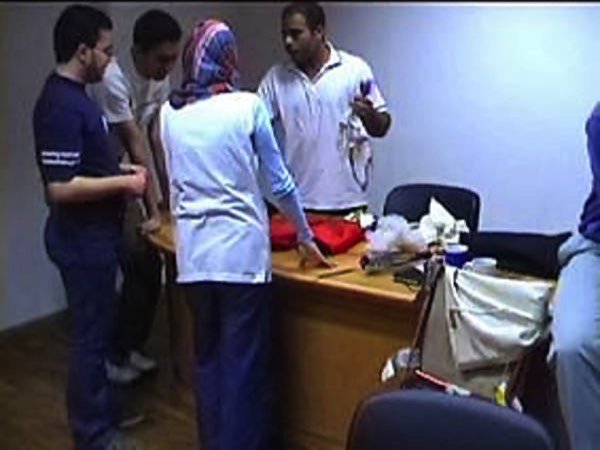 Workshop in Alexandria in Ägypten, Bauchladentheater Martin Hinder